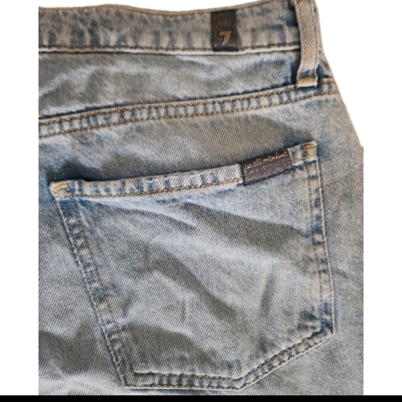 7 For All Mankind Womens Light Wash Ultra High Rise Jo Jean 28 - Picture 5 of 14